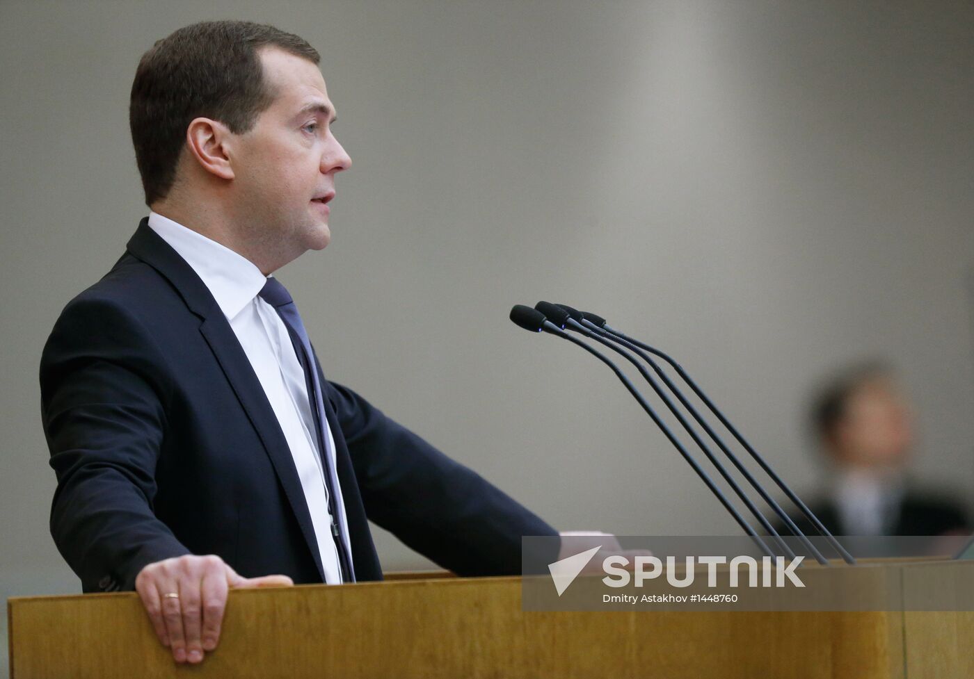 Dmitry Medvedev attends Russian State Duma plenary meeting