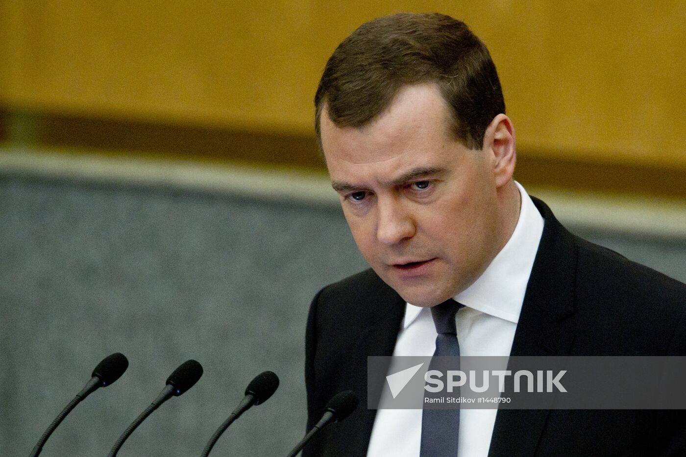Dmitry Medvedev attends Russian State Duma plenary meeting