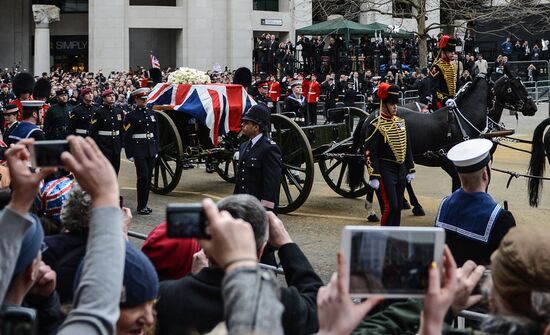 World bids farewell to Margaret Thatcher