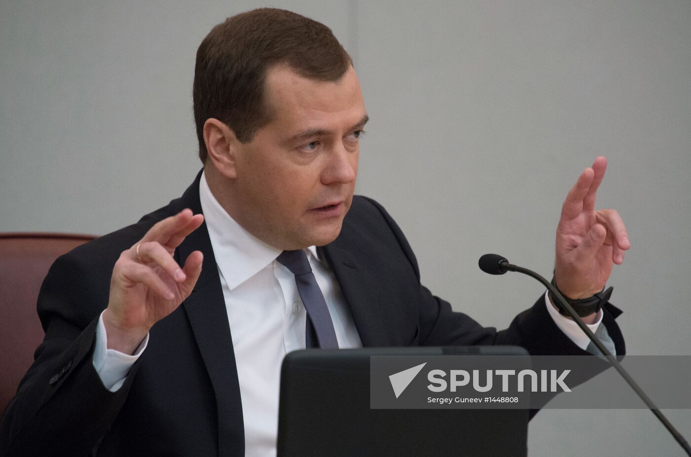 Dmitry Medvedev attends Russian State Duma plenary meeting