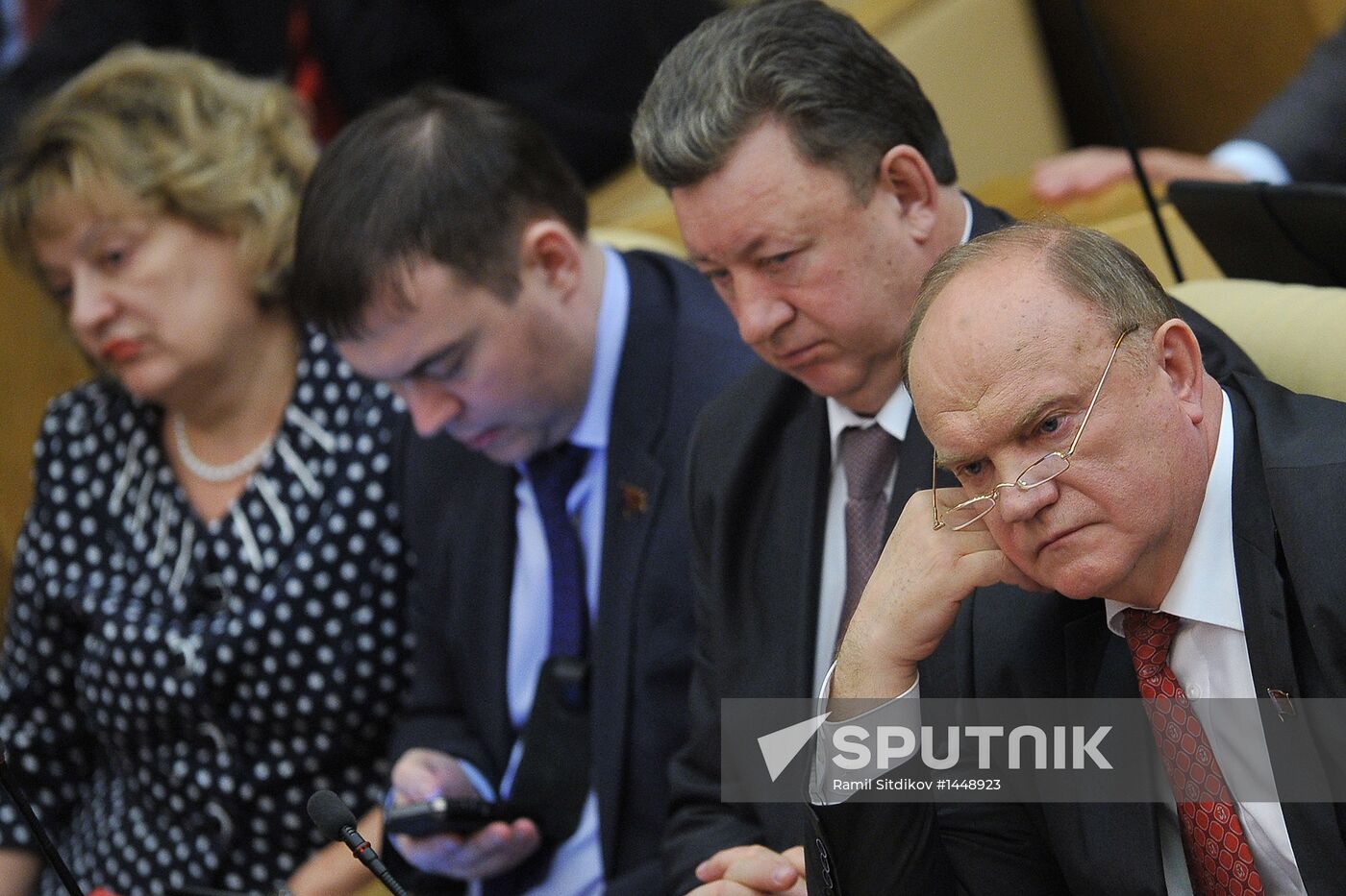 Dmitry Medvedev attends Russian State Duma plenary meeting