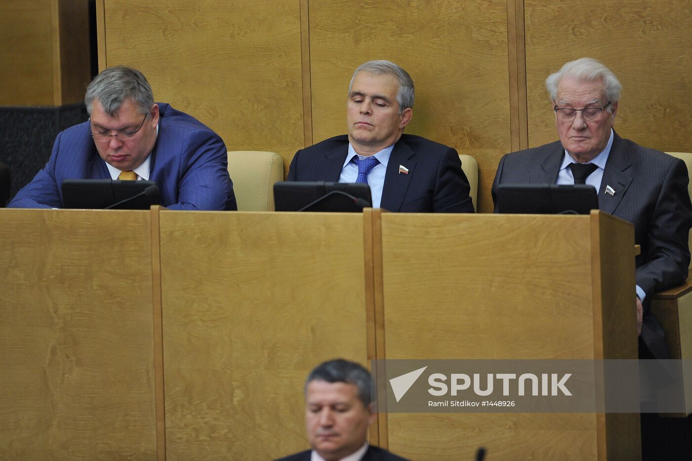 Dmitry Medvedev attends Russian State Duma plenary meeting