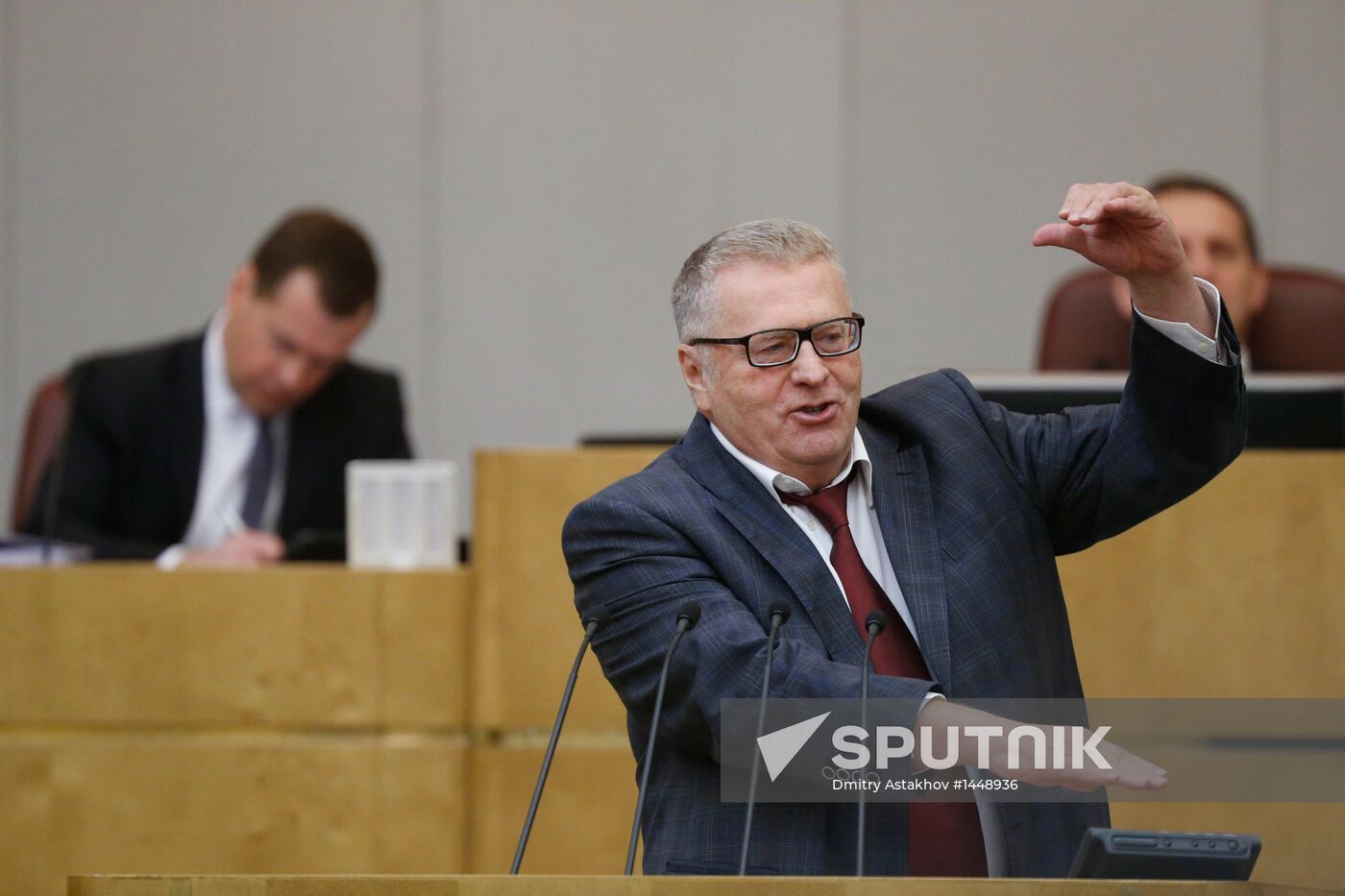 Dmitry Medvedev attends Russian State Duma plenary meeting