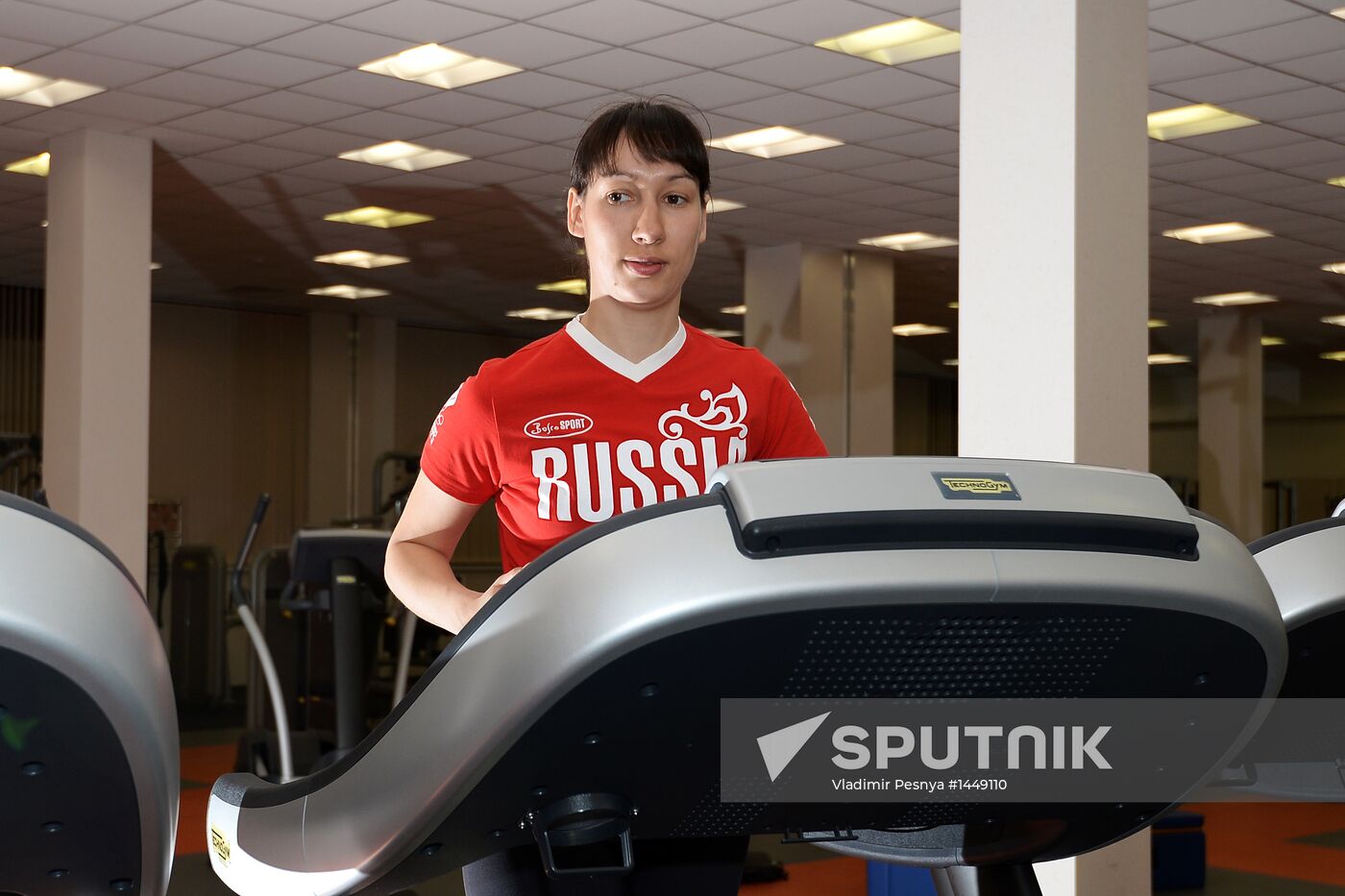 Training assembly of Russian national short track team