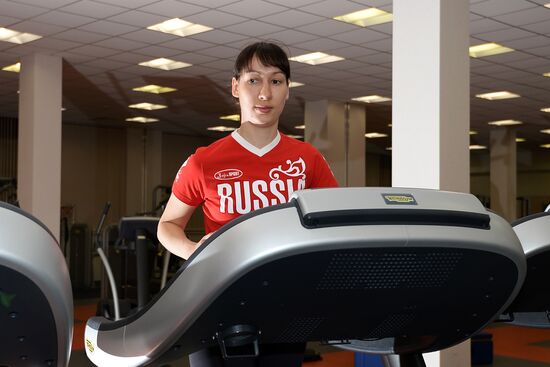 Training assembly of Russian national short track team