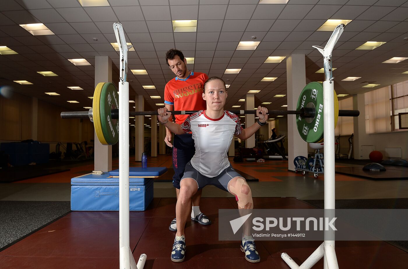 Training assembly of Russian national short track team