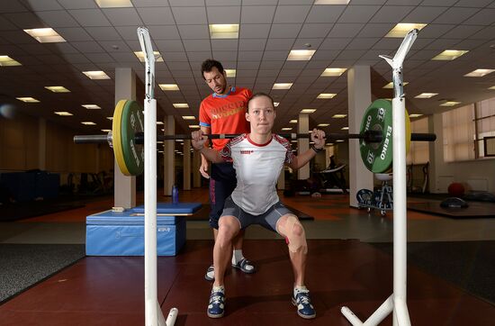 Training assembly of Russian national short track team