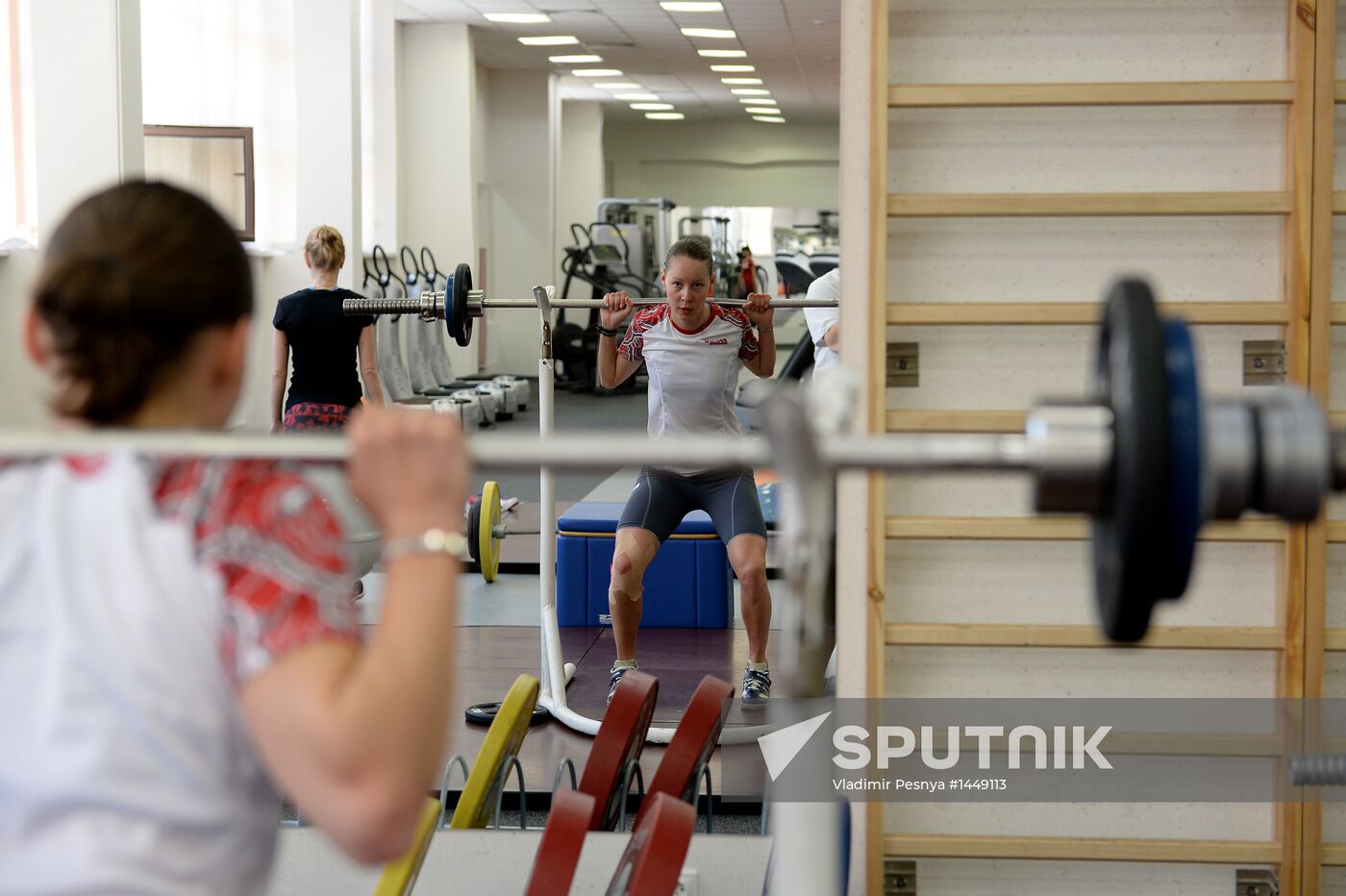Training assembly of Russian national short track team