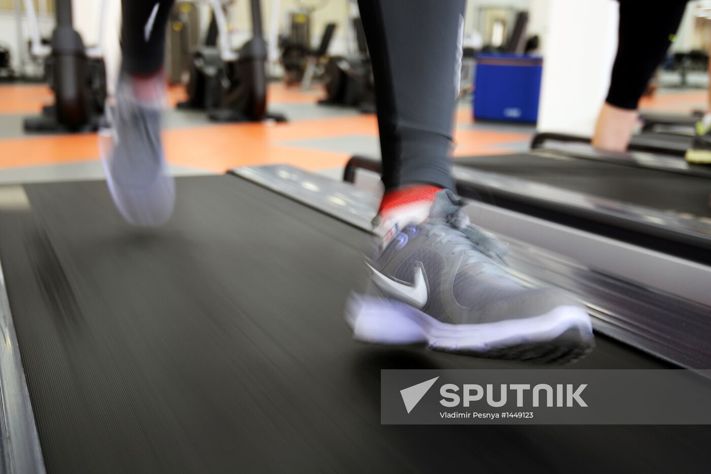 Training assembly of Russian national short track team