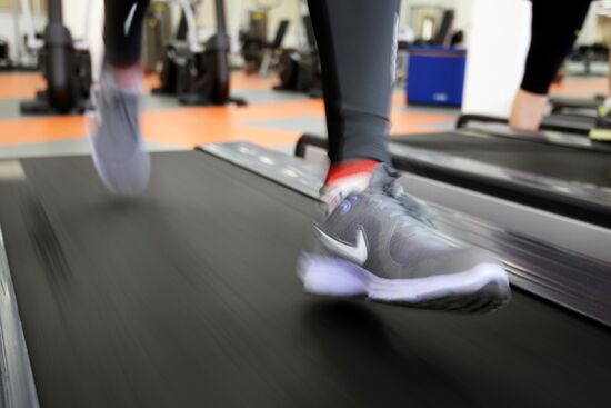 Training assembly of Russian national short track team