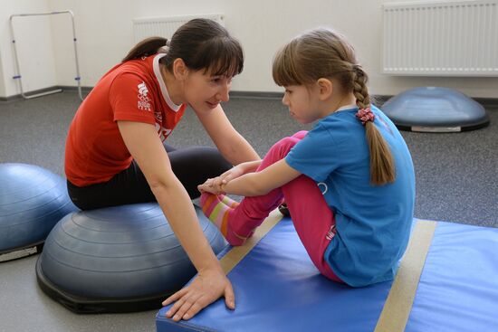 Training assembly of Russian national short track team