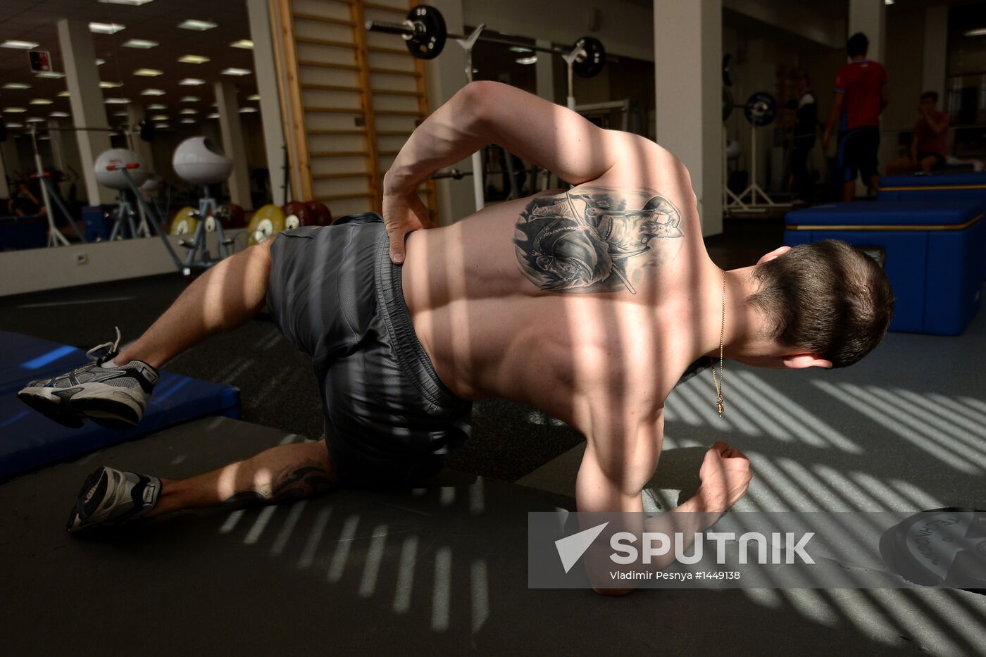 Training assembly of Russian national short track team
