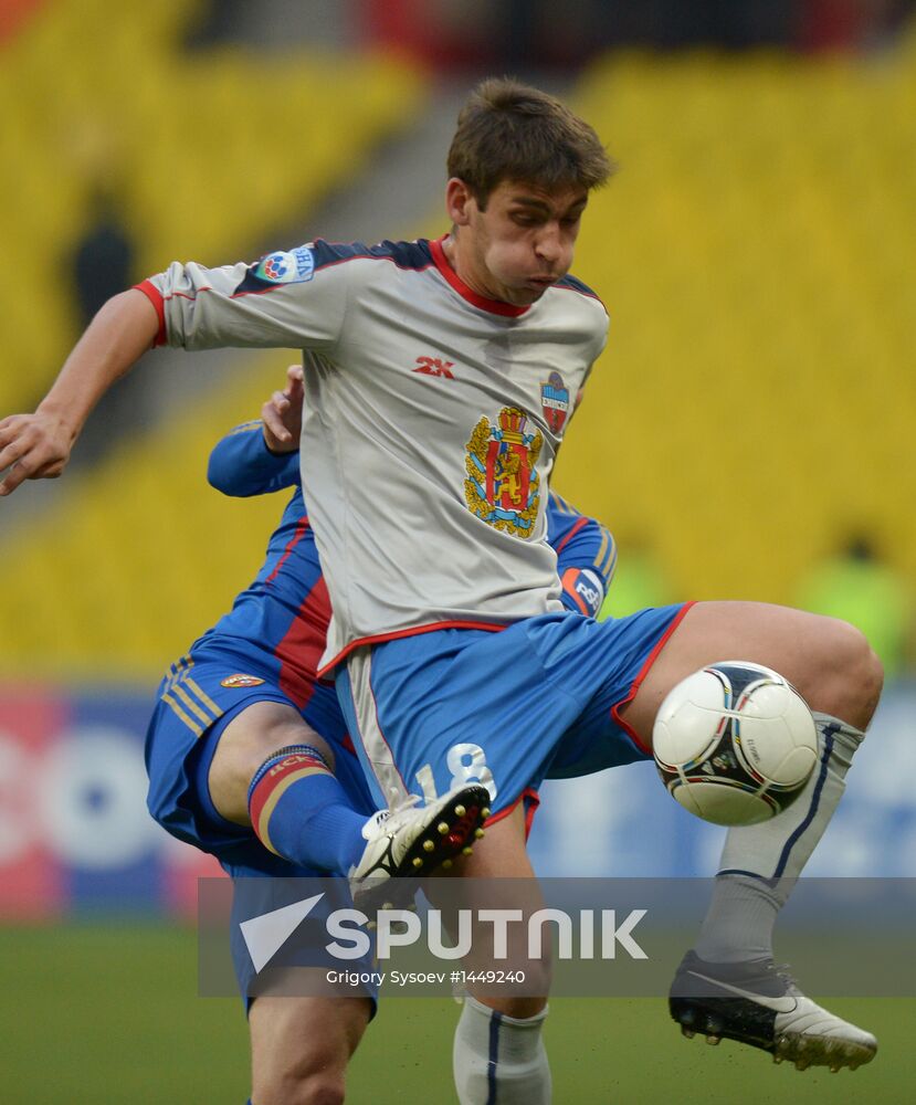 Football Cup of Russia. CSKA vs. Yenisey