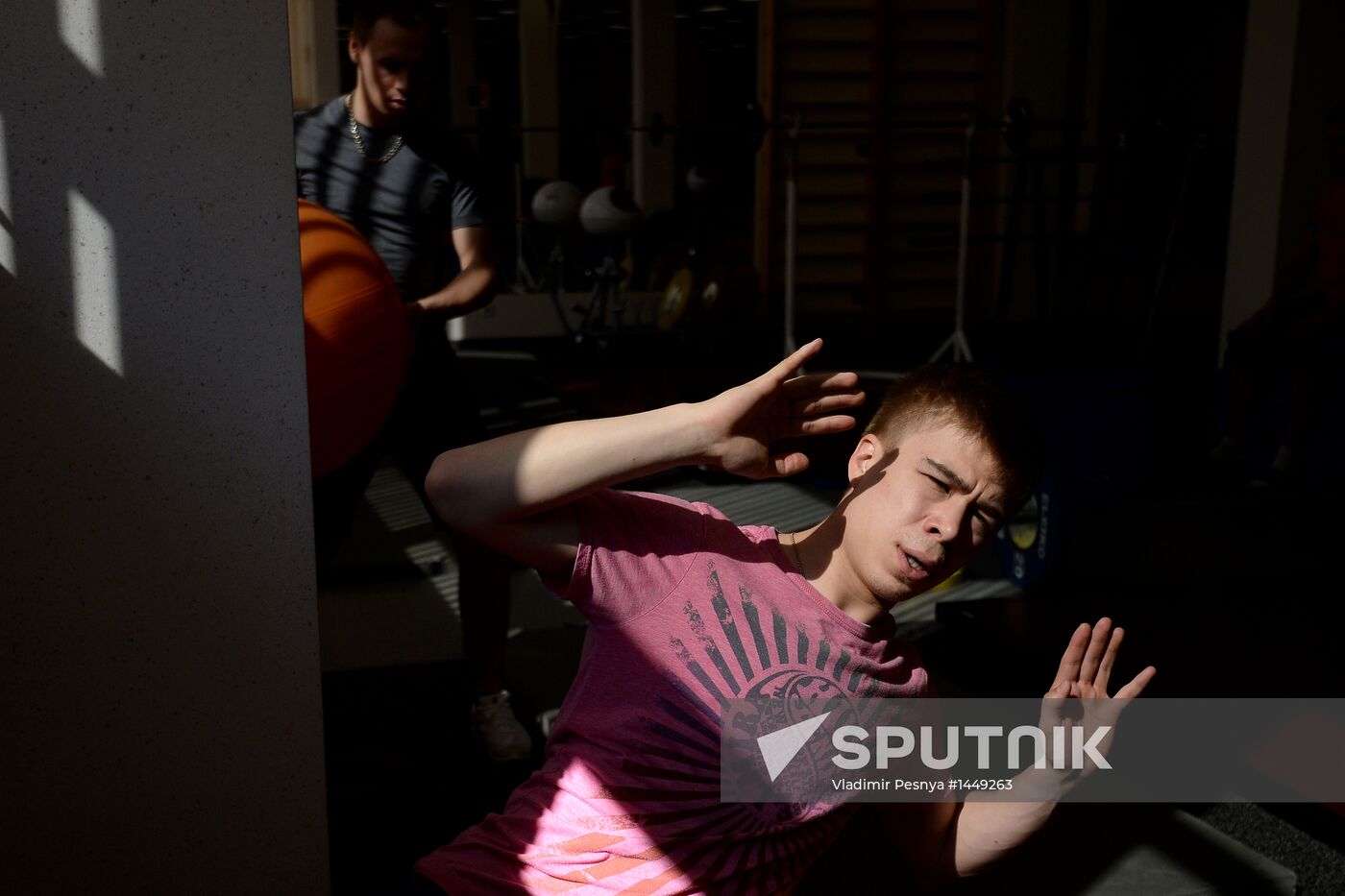 Training assembly of Russian national short track team