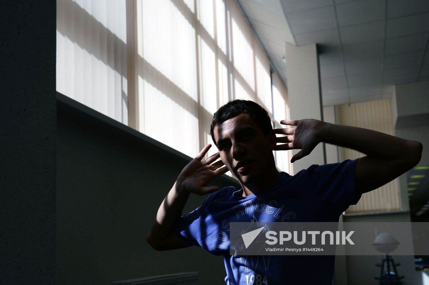 Training assembly of Russian national short track team