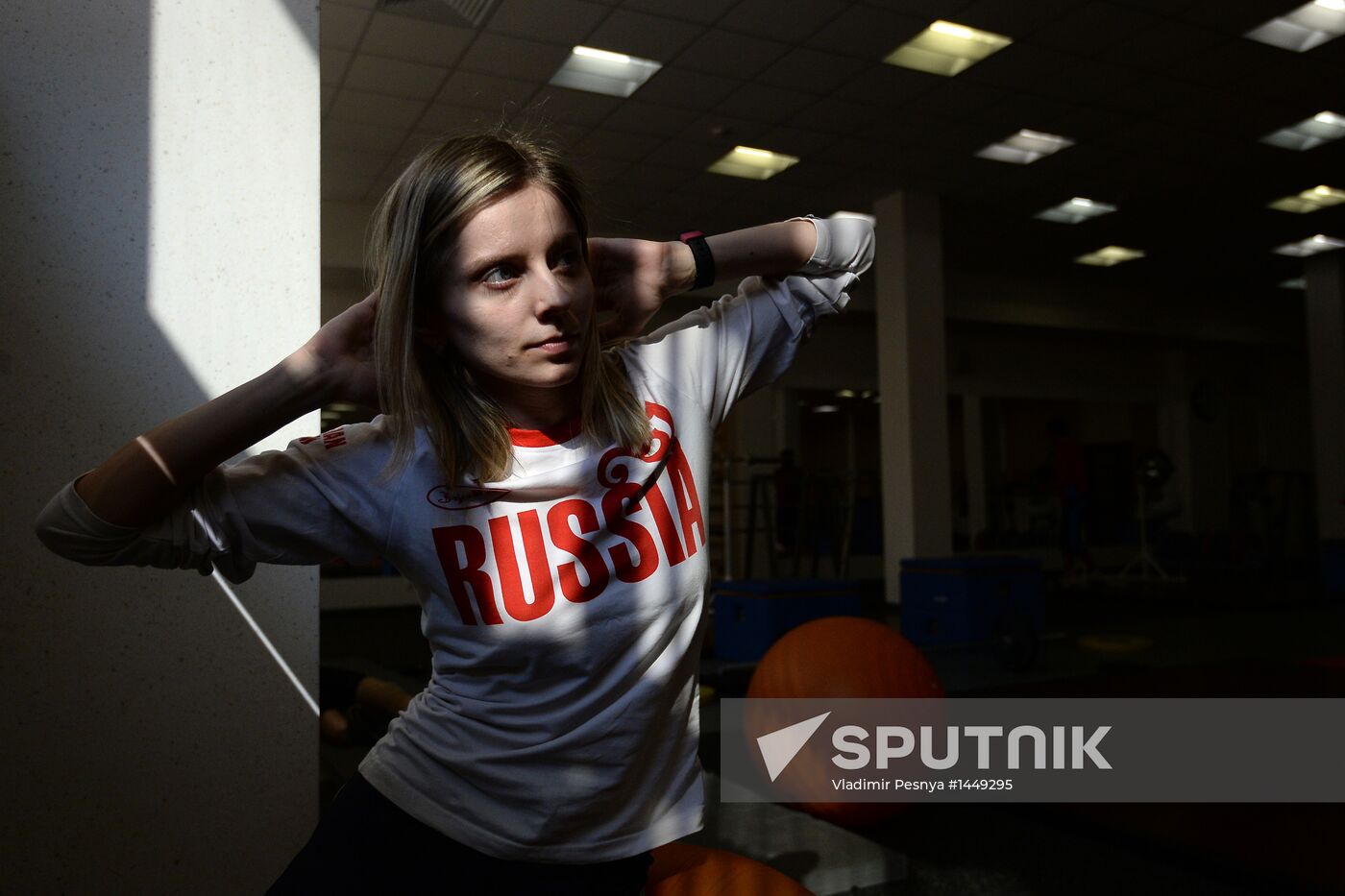 Training assembly of Russian national short track team