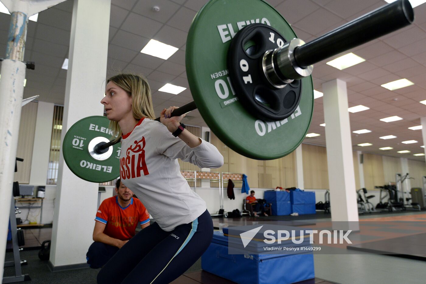 Training assembly of Russian national short track team