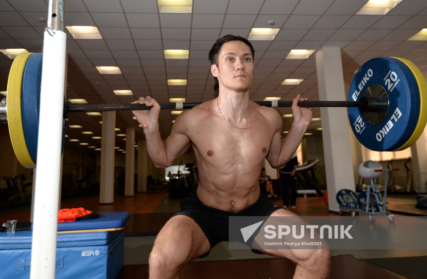 Training assembly of Russian national short track team
