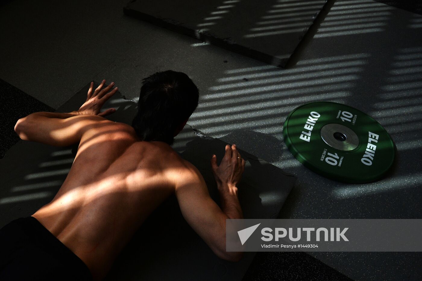 Training assembly of Russian national short track team