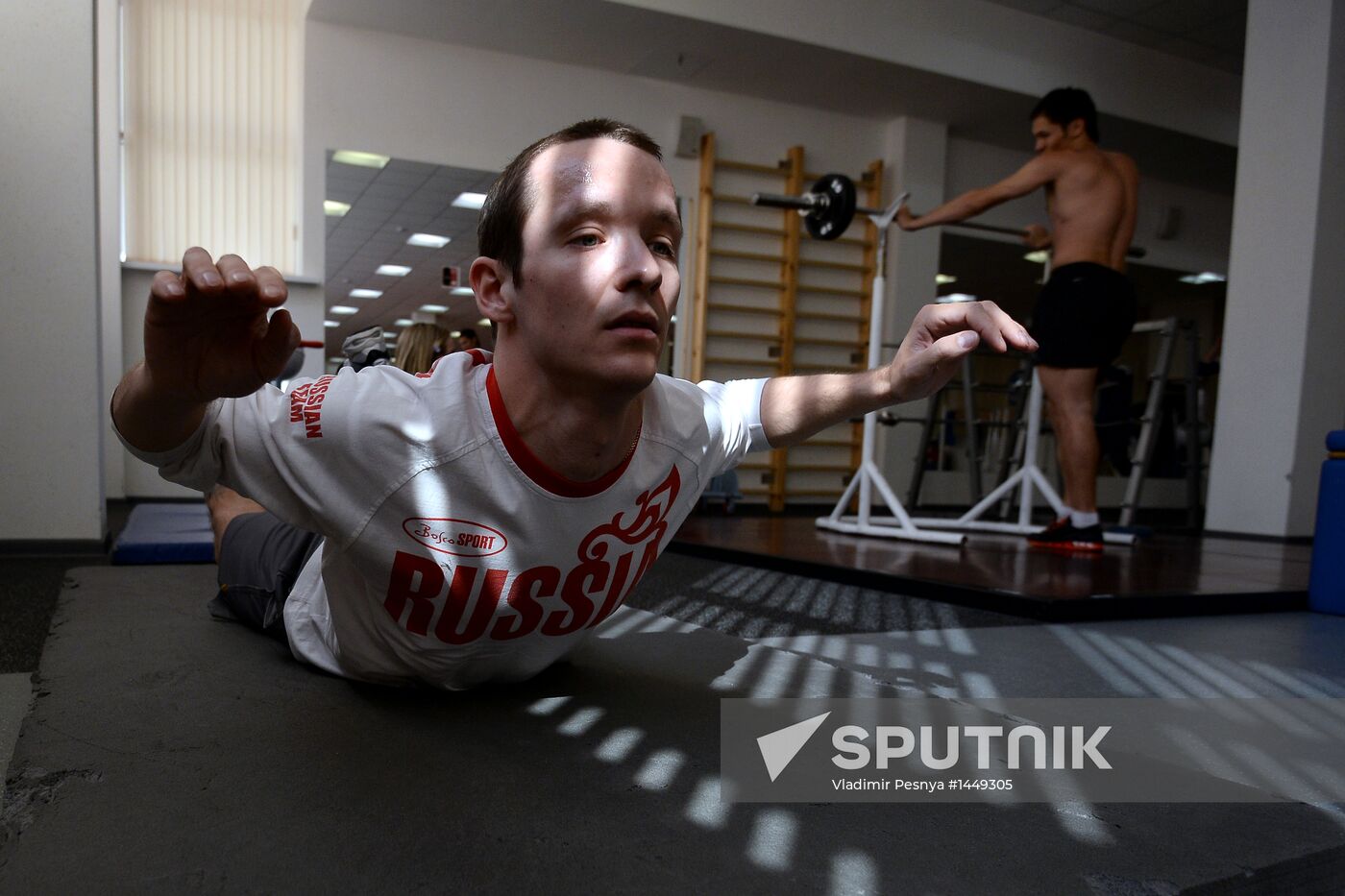 Training assembly of Russian national short track team