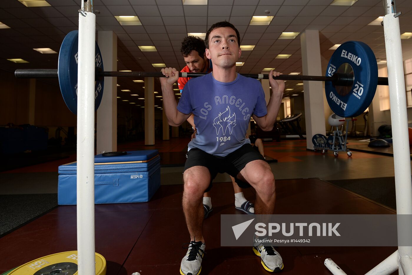 Training assembly of Russian national short track team
