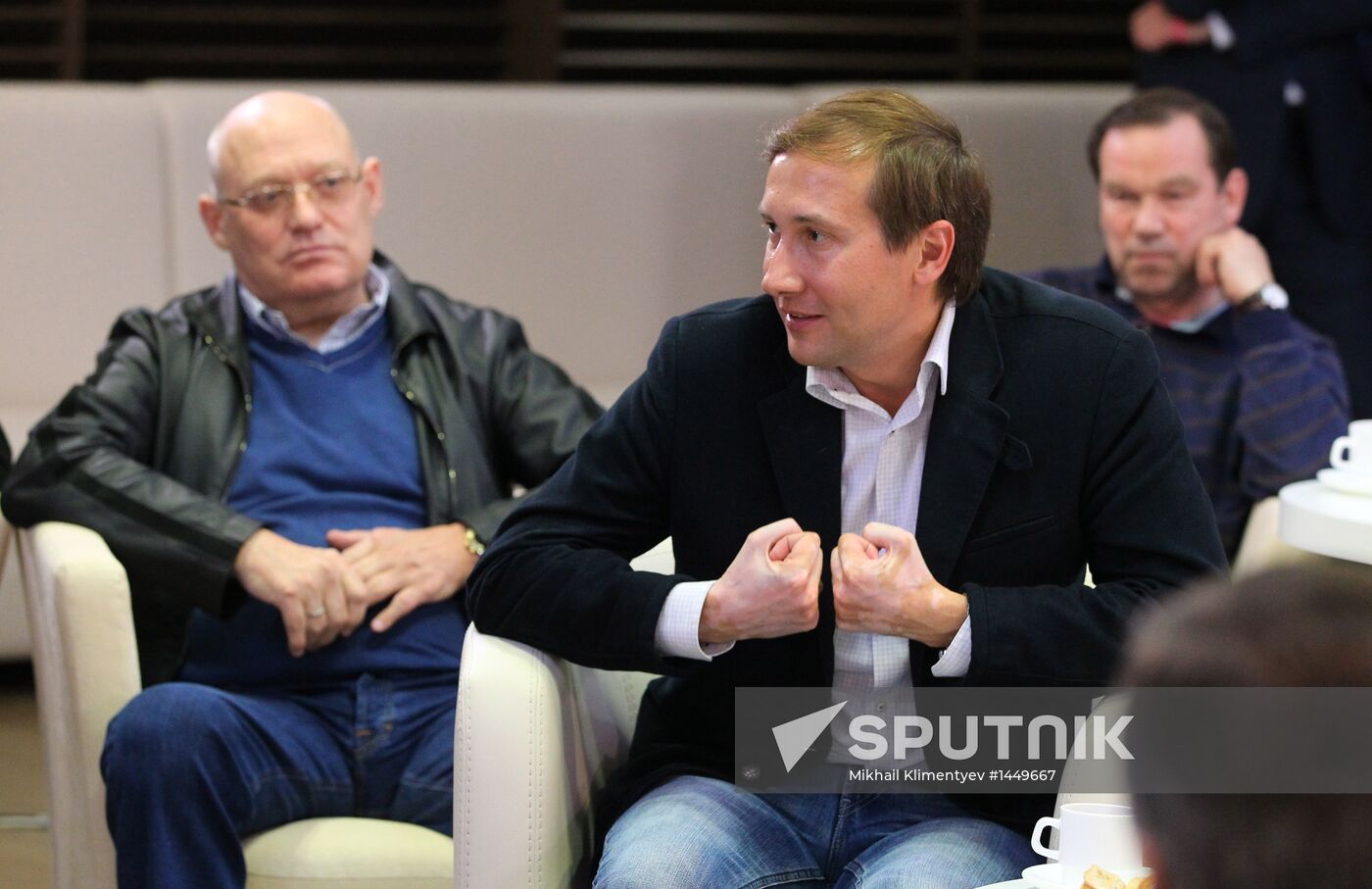 Vladimir Putin attends screening of film Legend No. 17