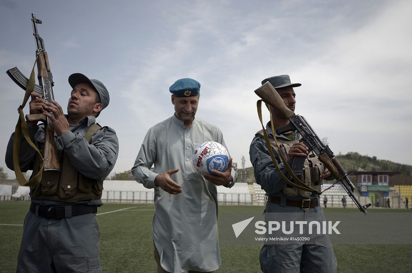 Football match of "Shuravi against Mujahideen" series in Kabul