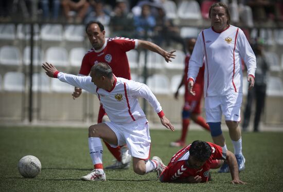 Football match of "Shuravi against Mujahideen" series in Kabul