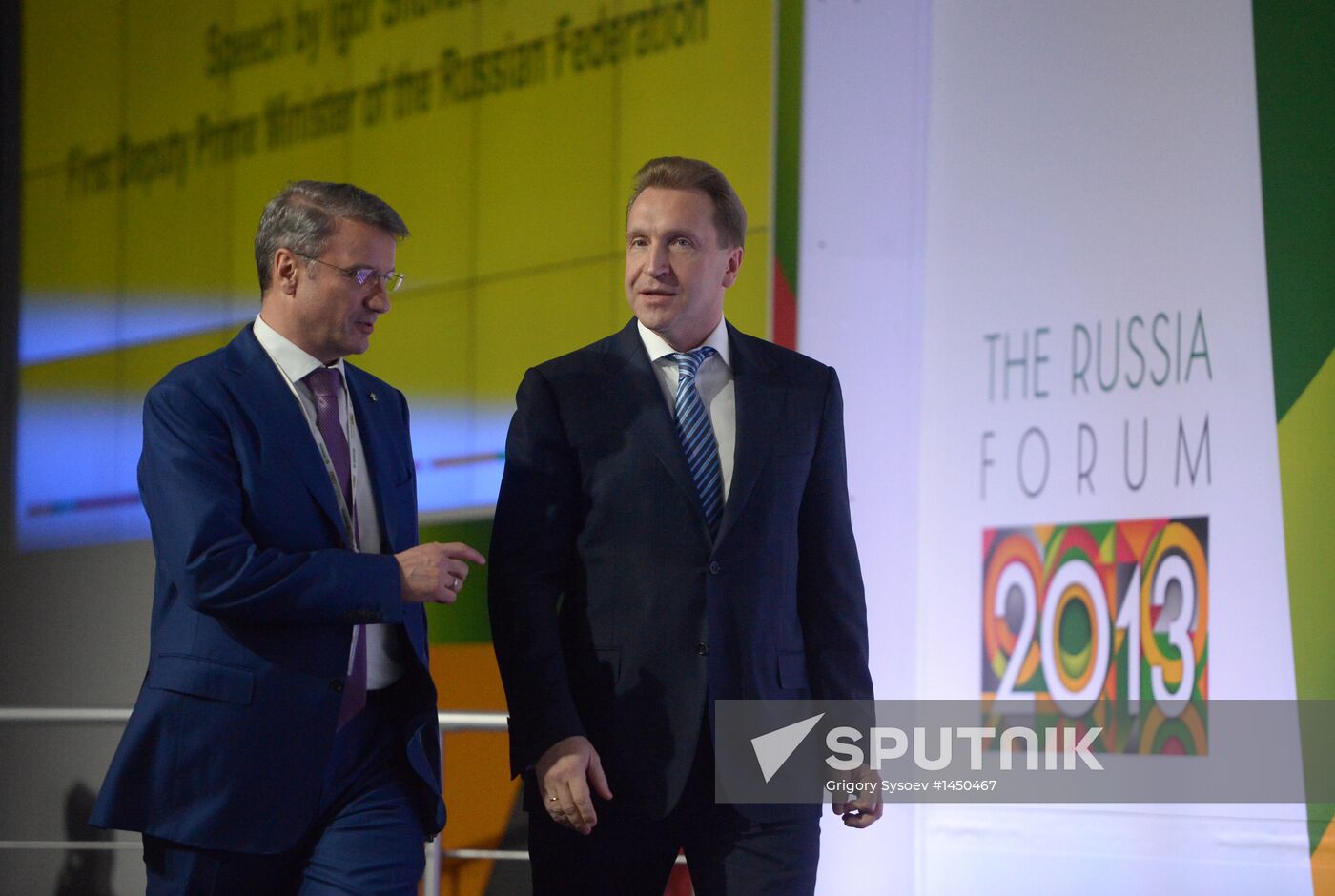 Ivanov, Powell meet at Russia Forum 2013