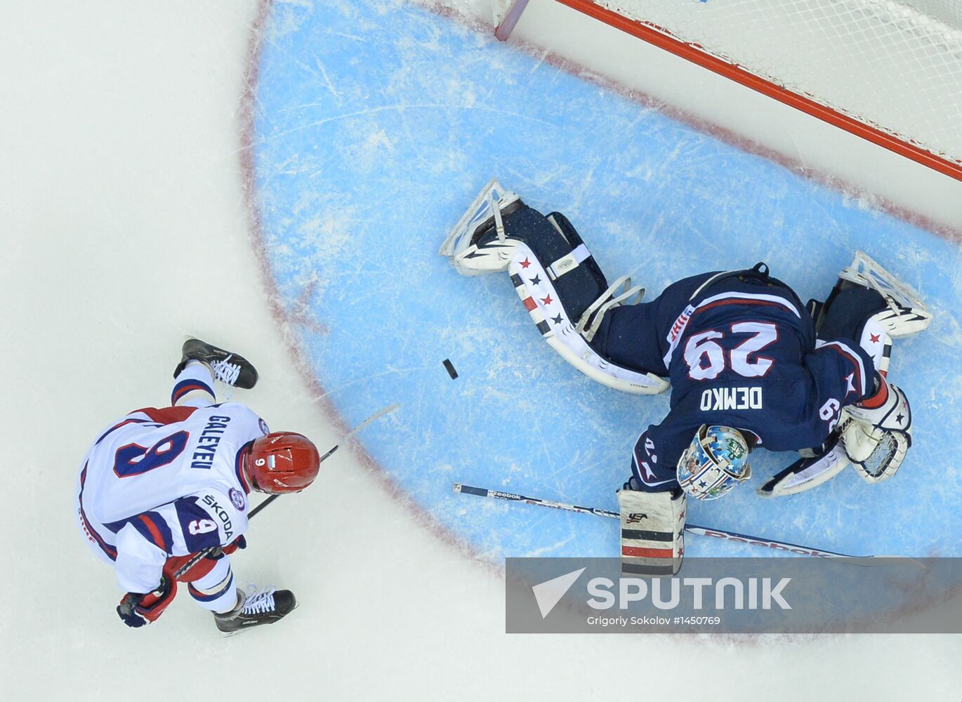 Ice Hockey U18 Juniors World Championship. Russia vs. USA