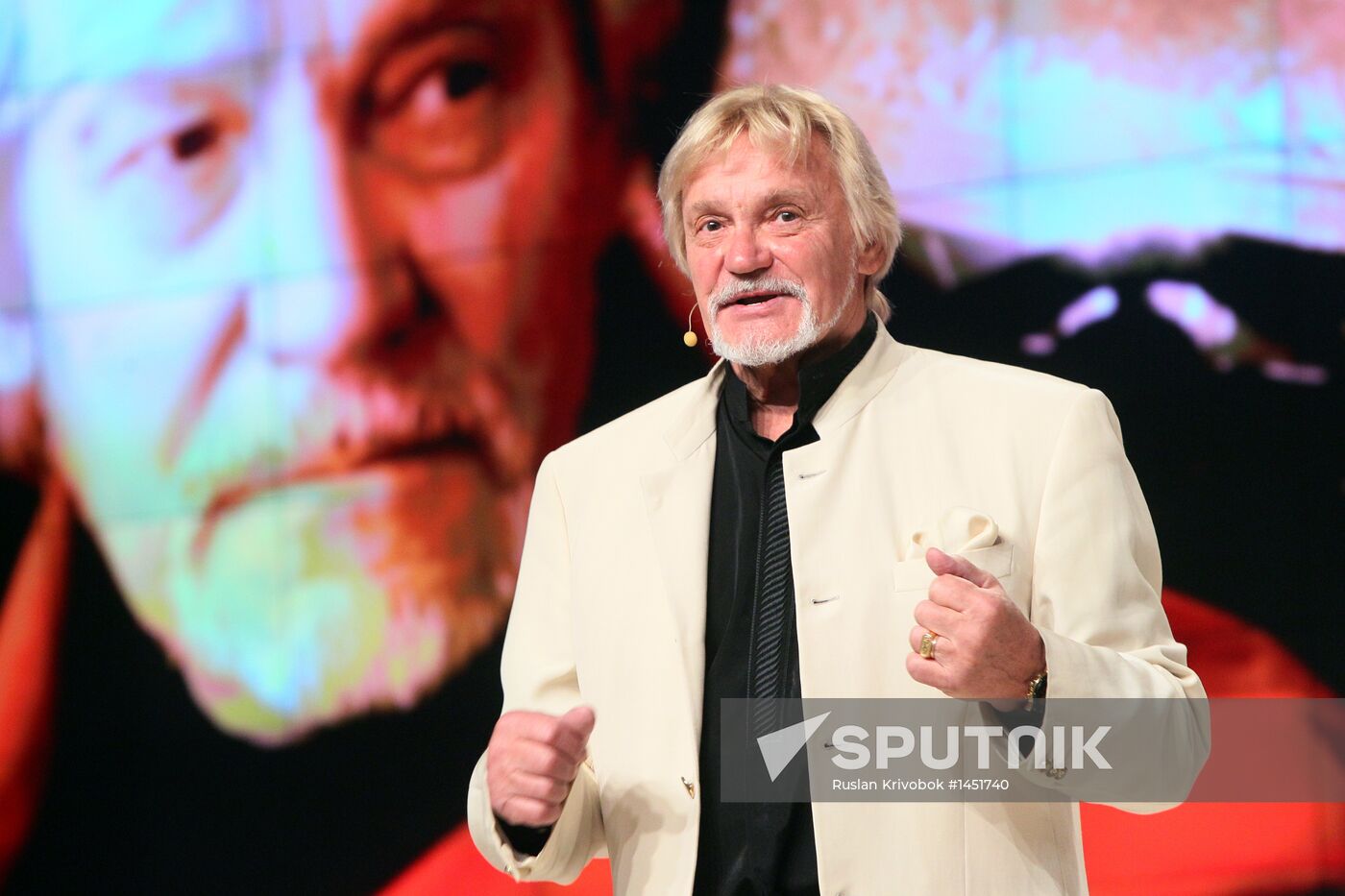 Vladimir Vasilyev during his gala at RIA Novosti