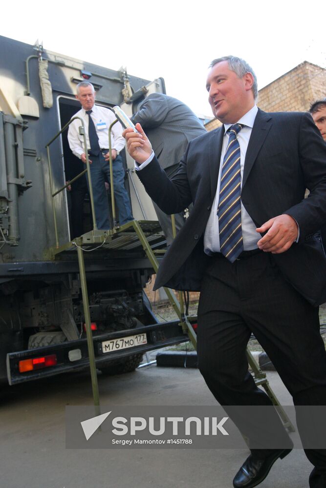 Dmitry Rogozin visits Management System corporation