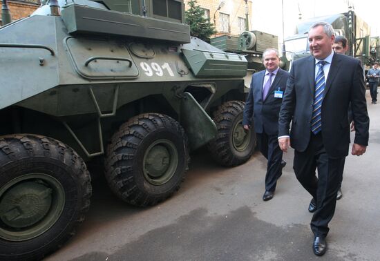 Dmitry Rogozin visits Management System corporation