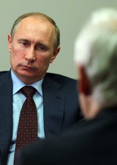 Vladimir Putin's working meeting with Andrey Belousov