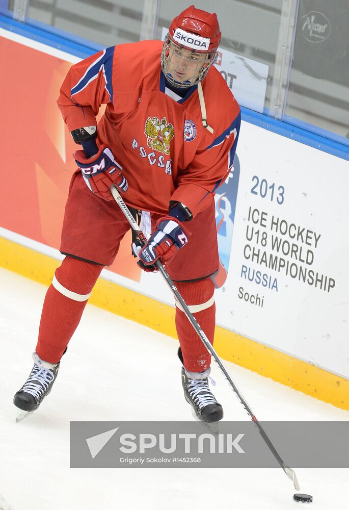 Ice Hockey U18 Juniors World Championships. Finland vs. Russia