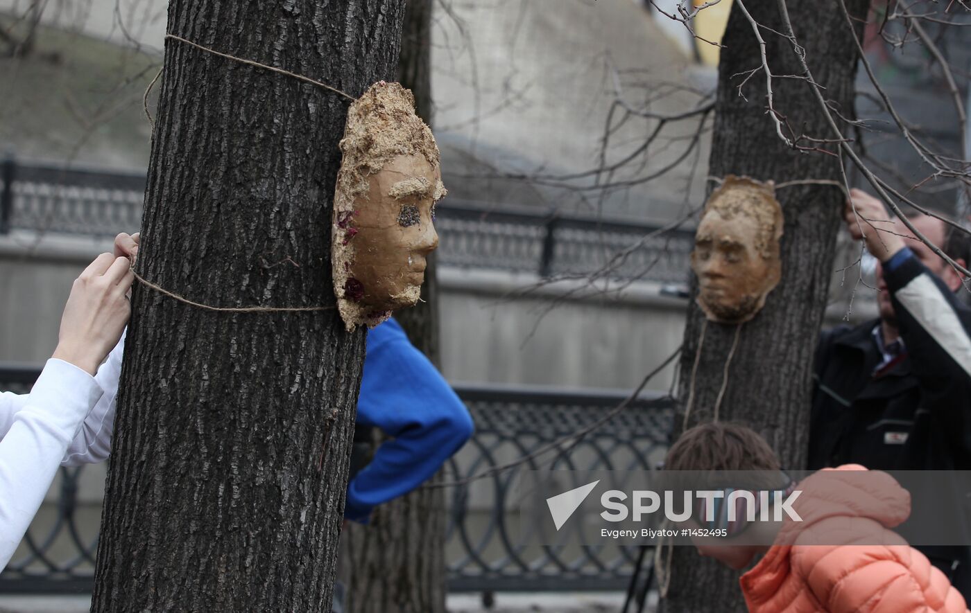 Spring subbotniks in Moscow