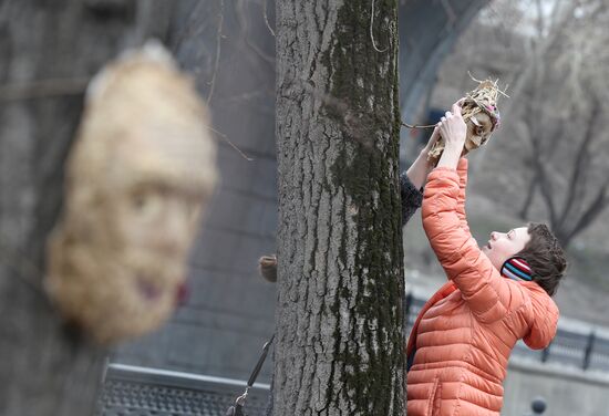 Spring subbotniks in Moscow