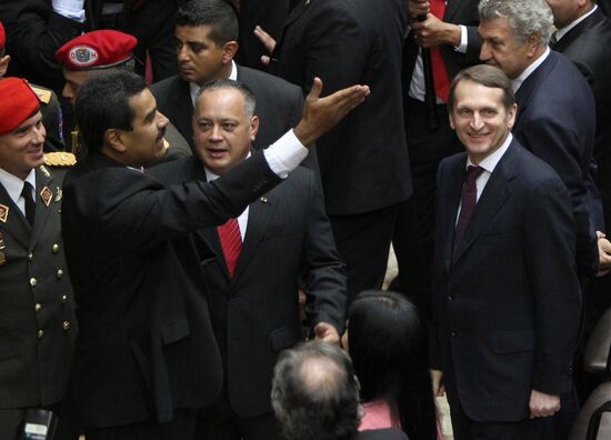 Nicolas Maduro sworn in as Venezuela's president