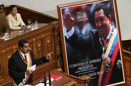 Nicolas Maduro sworn in as Venezuela's president