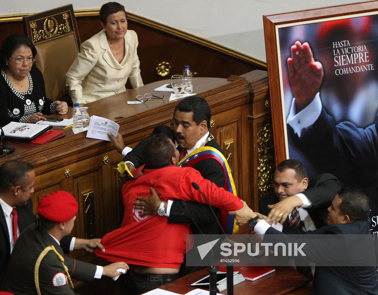 Nicolas Maduro sworn in as Venezuela's president