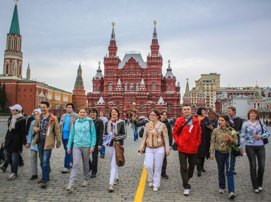 Unsanctioned opposition rally on Red Square