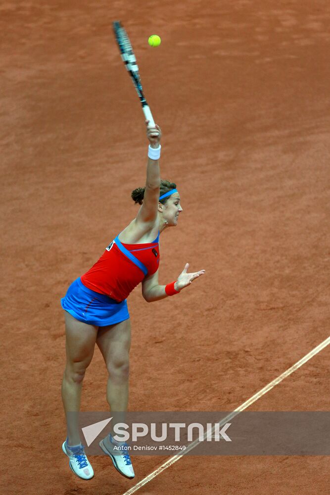 Tennis Federation Cup. Russia vs. Slovakia. Day one