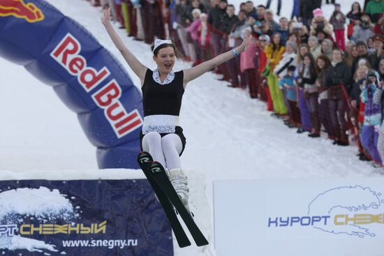 Red Bull Jump & Freeze aqua-show
