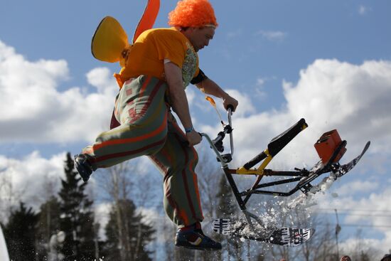Red Bull Jump & Freeze aqua-show