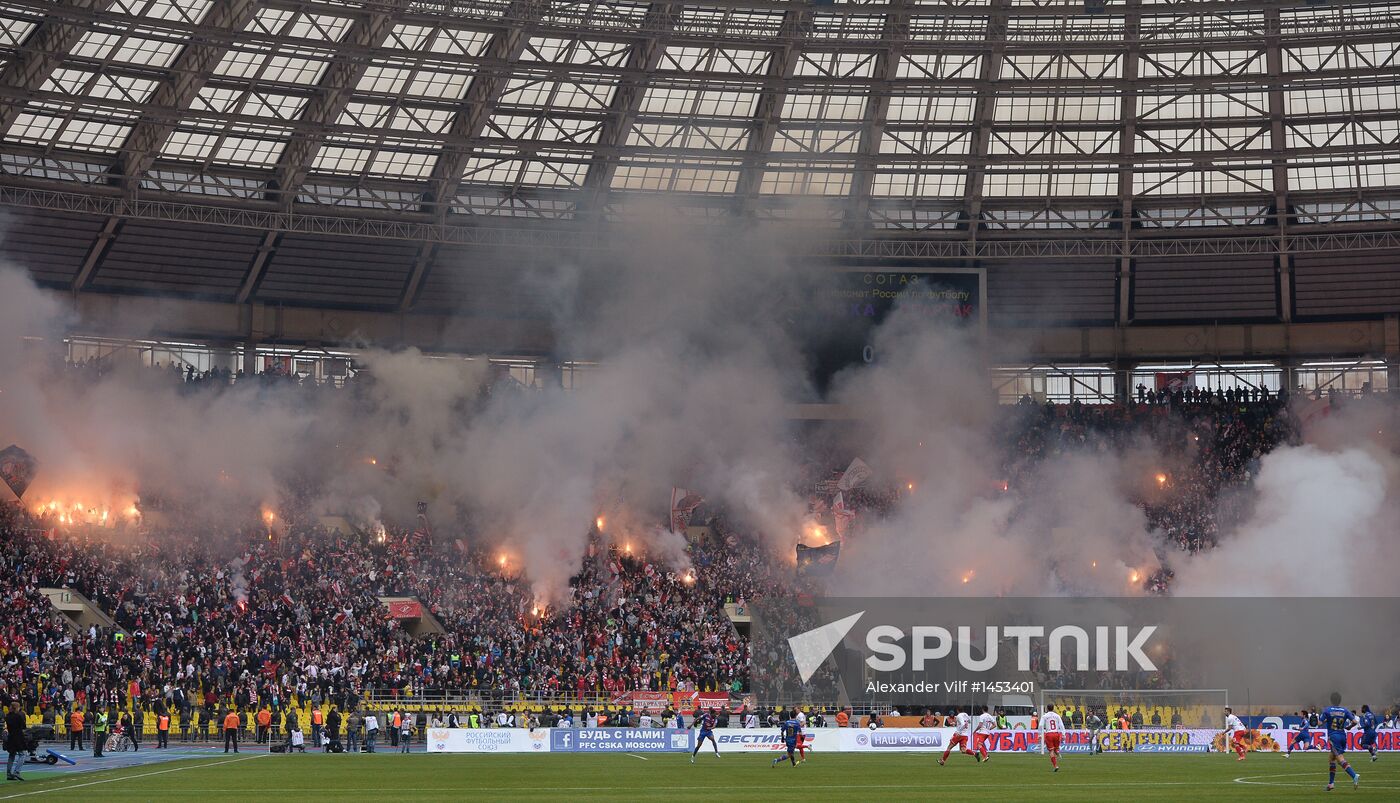 Russian Football Premier League. CSKA vs. Spartak