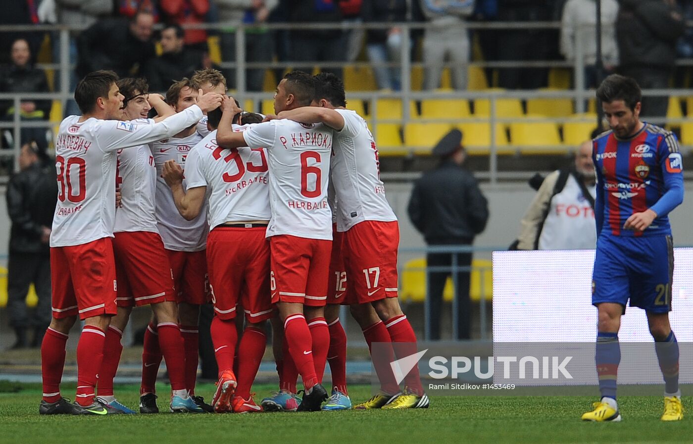 Russian Football Premier League. CSKA vs. Spartak