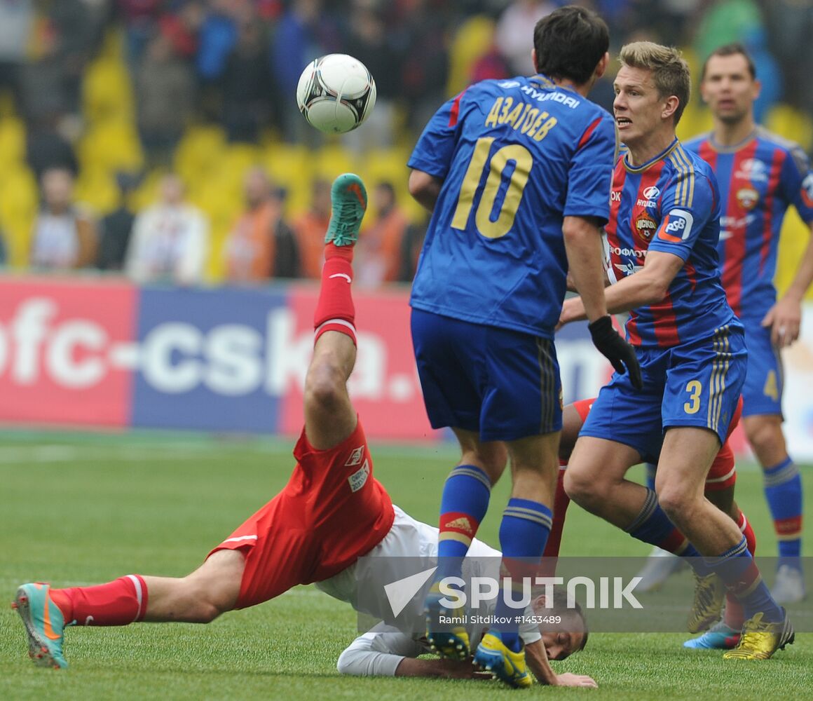 Russian Football Premier League. CSKA vs. Spartak