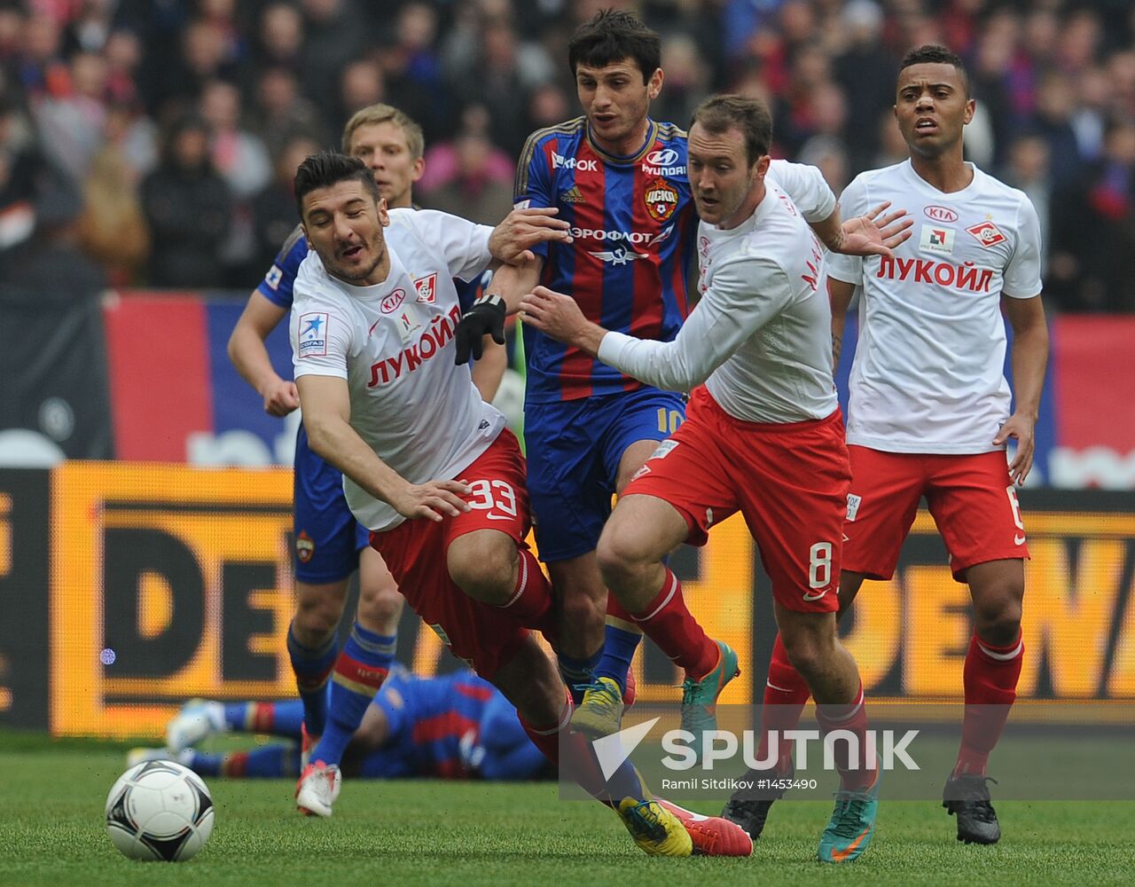 Russian Football Premier League. CSKA vs. Spartak