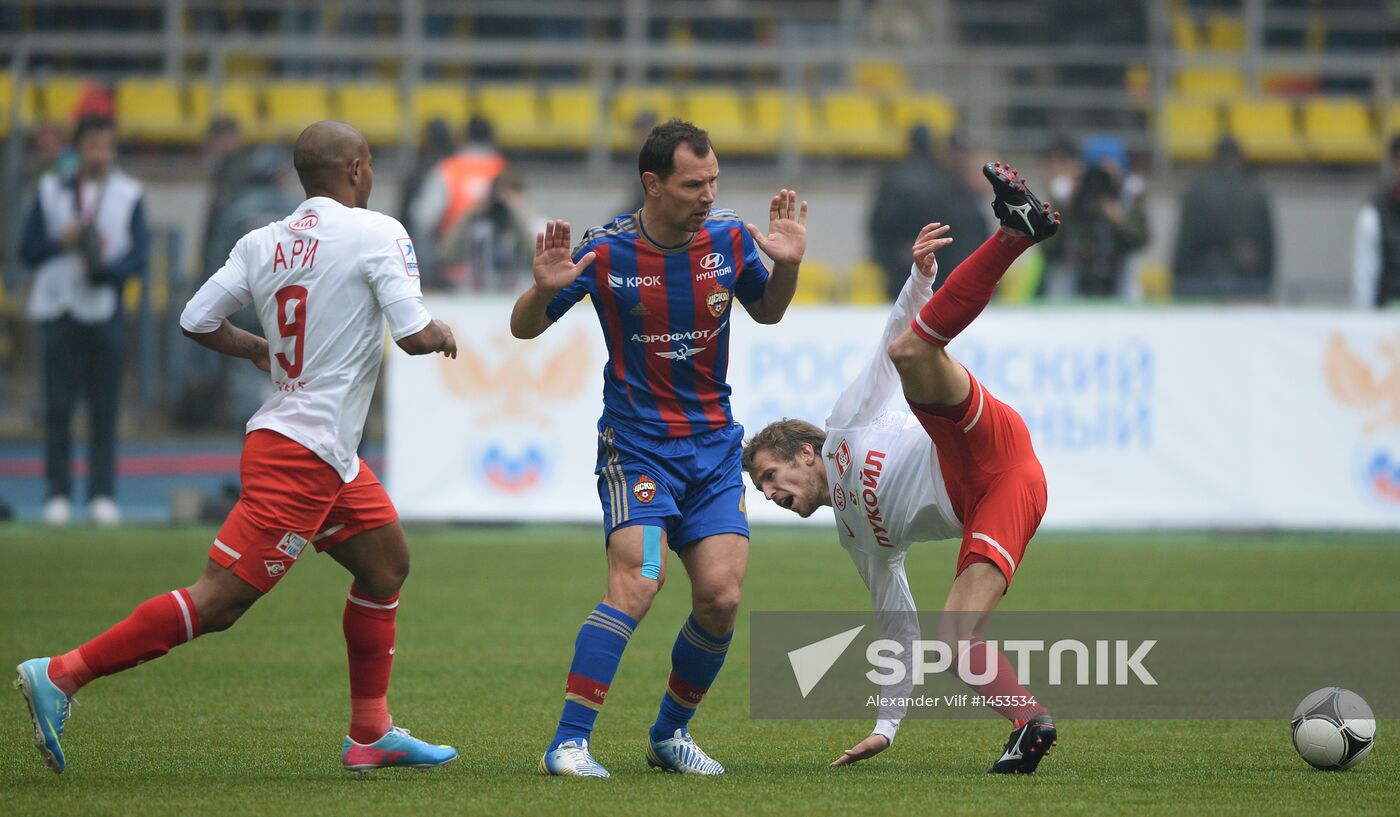 Russian Football Premier League. CSKA vs. Spartak