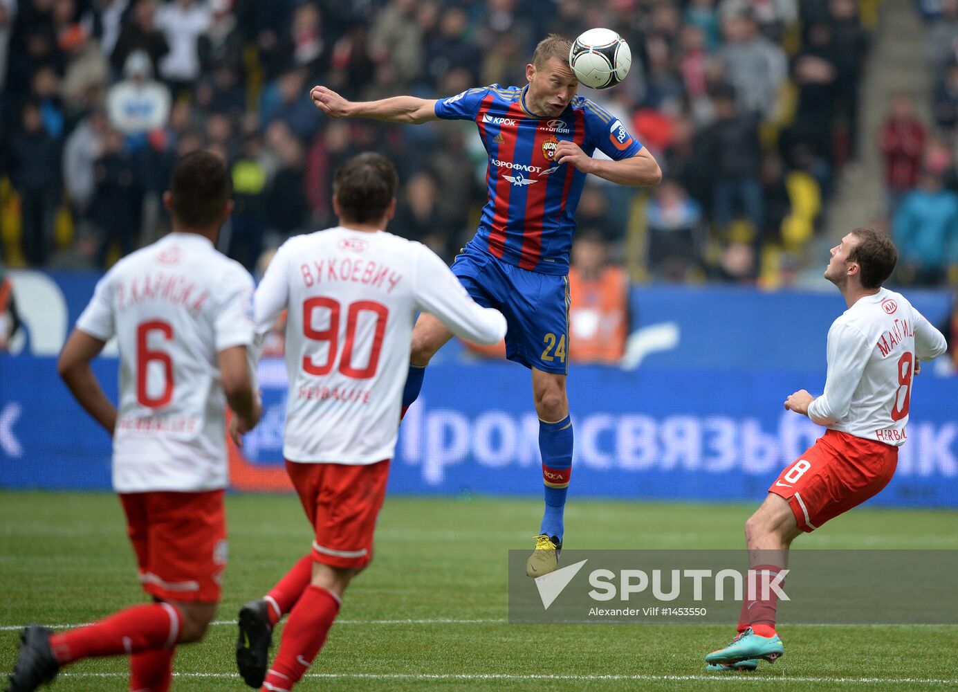 Russian Football Premier League. CSKA vs. Spartak